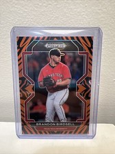 2022 Panini Prizm Draft Picks Prizms Tiger Stripes #143 Brandon Birdsell #20/99