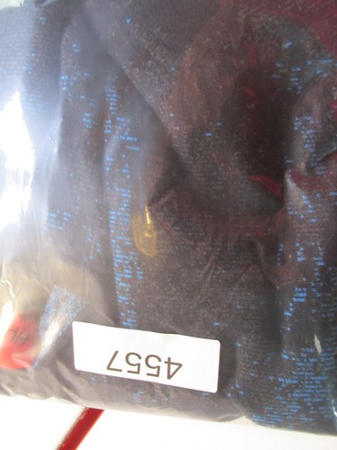 HUGO BOSS Pullover Sweater Men Medium Blue Camouflage Silk Blend Long Sleeve - Picture 13 of 13