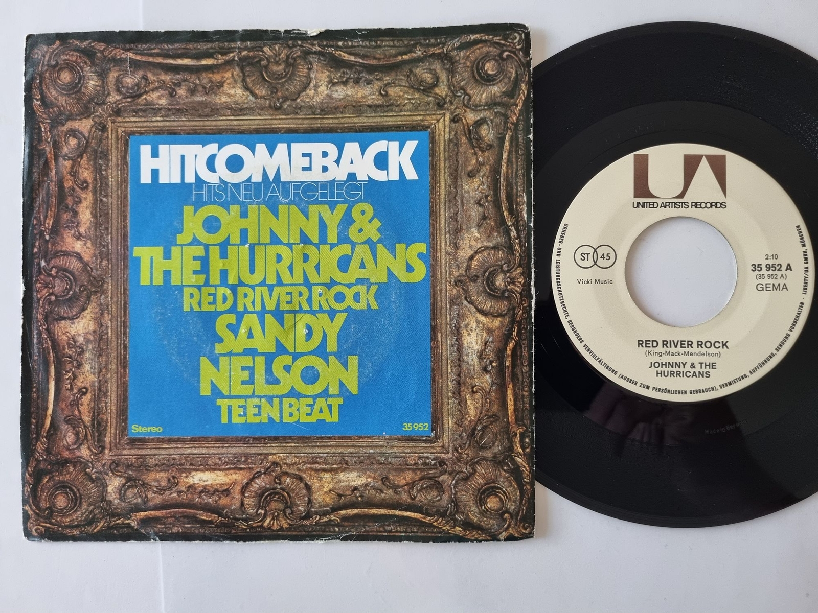 Johnny & The Hurricans/ Sandy Nelson - Red river rock/ Teen beat 7'' Vinyl