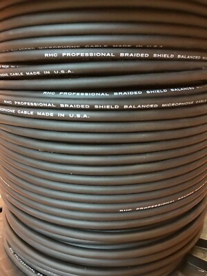 Rapco Horizon MIC5.K - 20GA Balanced Microphone Cable - 500ft Spool (USA Made)
