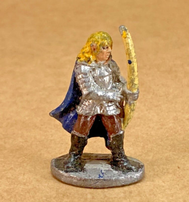Classic Grenadier ELF FIGHTER npc TSR 1980s metal miniature 25mm TSR AD&D BC26