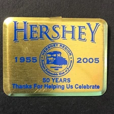 Hershey 1955  2005 AACA Antique Automobile Club of America Fold-Over Button Used