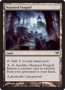 Haunted Fengraf x4 - Dark Ascension - NM-Mint, English - Dark Ascension
