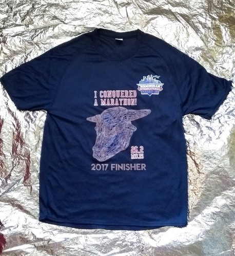 Birmingham International Marathon 2017 Finisher Running T Shirt Mens Medium - 第 1/1 張圖片