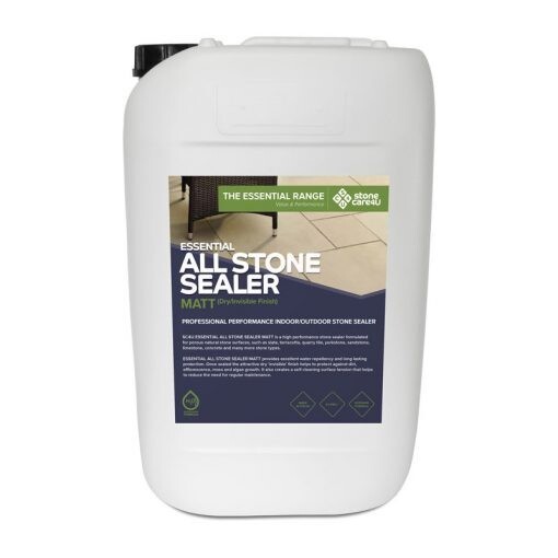 StoneCare4U Essential Matt Finish All Stone Sealer 25L - Clear Matt Finish, Stain Resistant, Water Repellent - Image 2