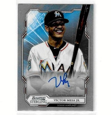 2019 Bowman Sterling VICTOR MESA JR. auto autograph prospect rookie bspa miami