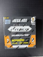 Panini 2026 Prizm FIFA World Cup MEGA BOX Soccer Trading Cards In Hand