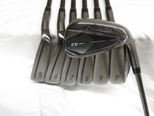 Used TaylorMade Qi Gunmetal Iron Set 5-PW,AW KBS Max MT 85 Regular Steel R