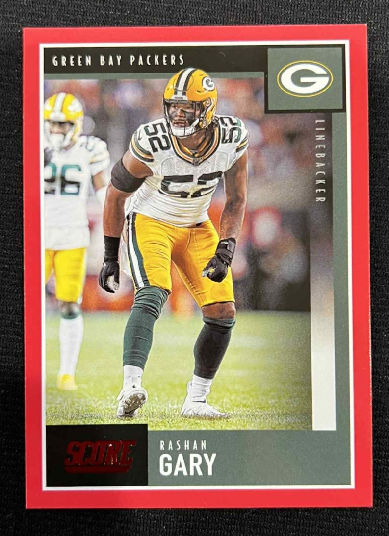RASHAN GARY Green Bay Packers 2020 Panini Score Red Parallel NFL #234