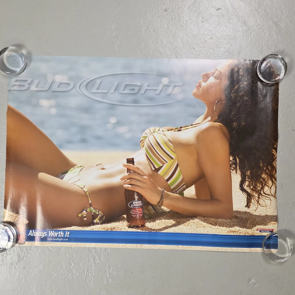 Budweiser Poster In Collectible Beer Posters & Prints for sale | eBay