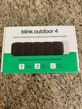 BRAND NEW BLINK Outdoor 4 4th Gen 5-Camera Security System w/ Sync Module Core