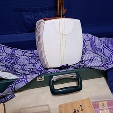 Shamisen Japanese high Class With Case and equipment
