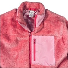 Tommy Bahama Girls Sherpa Style Coat Size XL Pink EUC