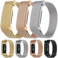 For Google Fitbit Air 2026 Stainless Steel Metal Band Adjustable Wristband Strap