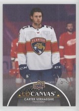 2021-22 Upper Deck Series 2 UD Canvas Black Carter Verhaeghe #C156 2o7