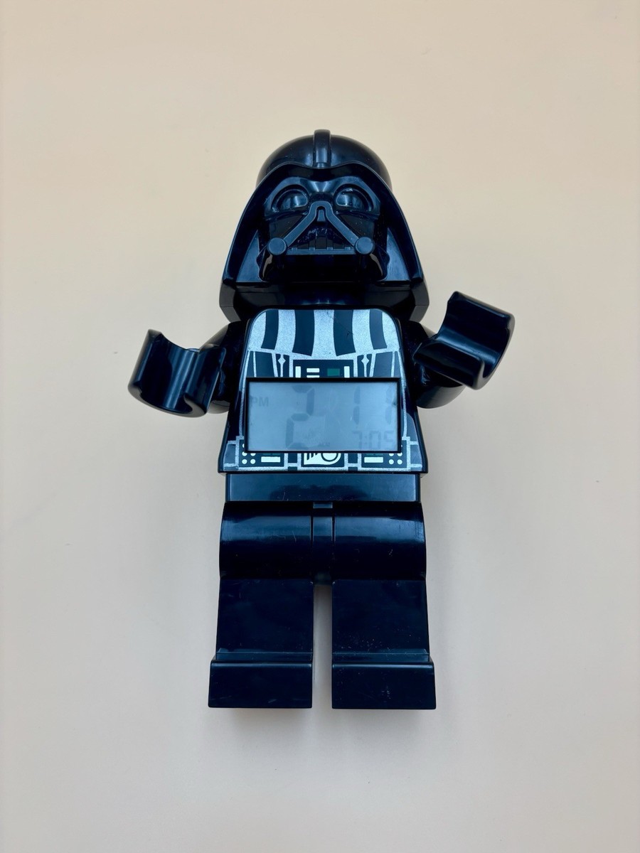 LEGO Star Wars Darth Vader Alarm Clock Minifigure Digital Light Up