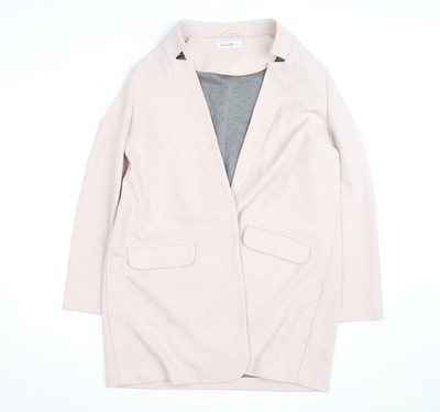 Gallery Damen Beige Mittellang Offen Coatigan L