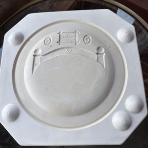 Ceramic Slip Cast Mold, Gare Inc., 1996, Plate Mold “God Bless This House”