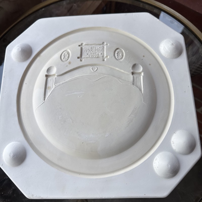 Ceramic Slip Cast Mold, Gare Inc., 1996, Plate Mold “God Bless This House”