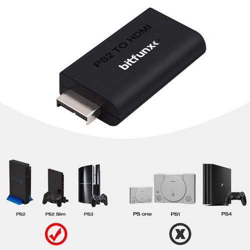 Bitfunx Converter For Sony PS2 HDMI-compatible Adapter Ypbpr Input HDMI Adapter - Picture 2 of 5