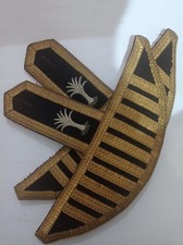Welsh Guards swallows nest bandsman epaulettes, faint war dept marks on back