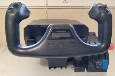 Logitech Flight Yoke Throttle System - Black
