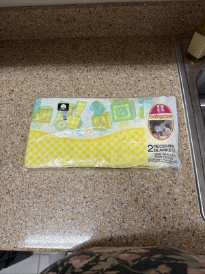 Baby Receiving Blankets Comfort 2 Standard Weight 26x34 New VGT Girl/boy  NEW 