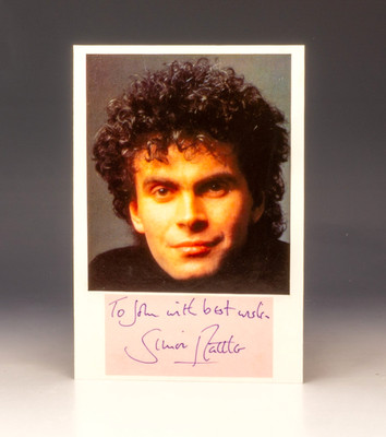Simon Rattle - britischer Musikdirigent - signiertes & gewidmetes Autogrammfoto