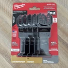 Milwaukee 49-25-1140 Oscillating Wood Plus  Multi-Tool Blade Kit - 5-Pack