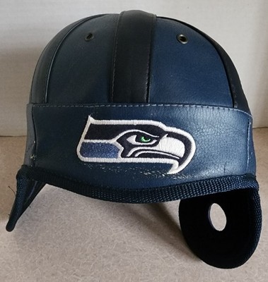 Reebok Seattle Seahawks NFL Football Leather Polyurethane Helmet Blue