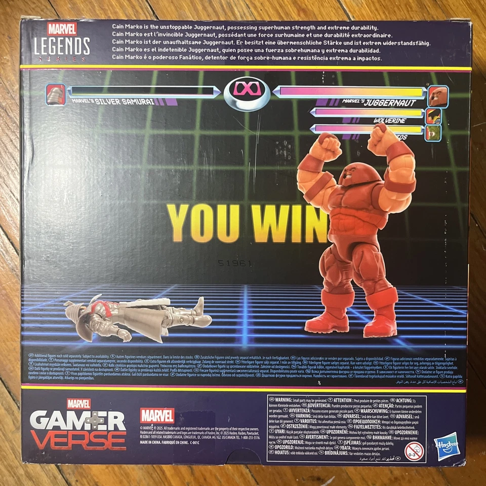 Figura de acción Hasbro Marvel Legends Gamerverse - Juggernaut de lujo Foto 2 de 2