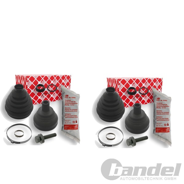 2X Febi Antriebswellengelenk Satz Radseitig Passend FüR Audi A1 A3 Q3 TT Seat AL-image