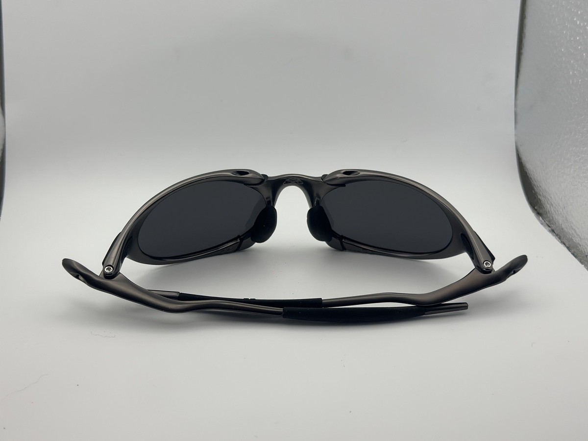 Oakley Romeo Vintage Metal Black Frame Polarized Iridium Lenses
