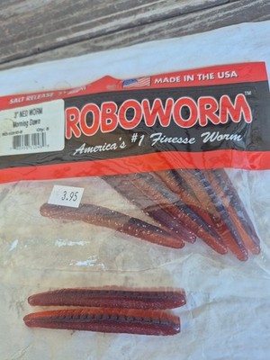 Roboworm 3'' Ned Worms Morning Dawn  8 pack