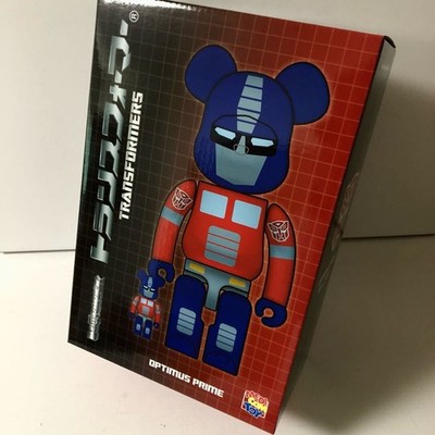 Transformers BE@RBRICK Optimus Prime 100% and 400% Set MEDICOM TOY