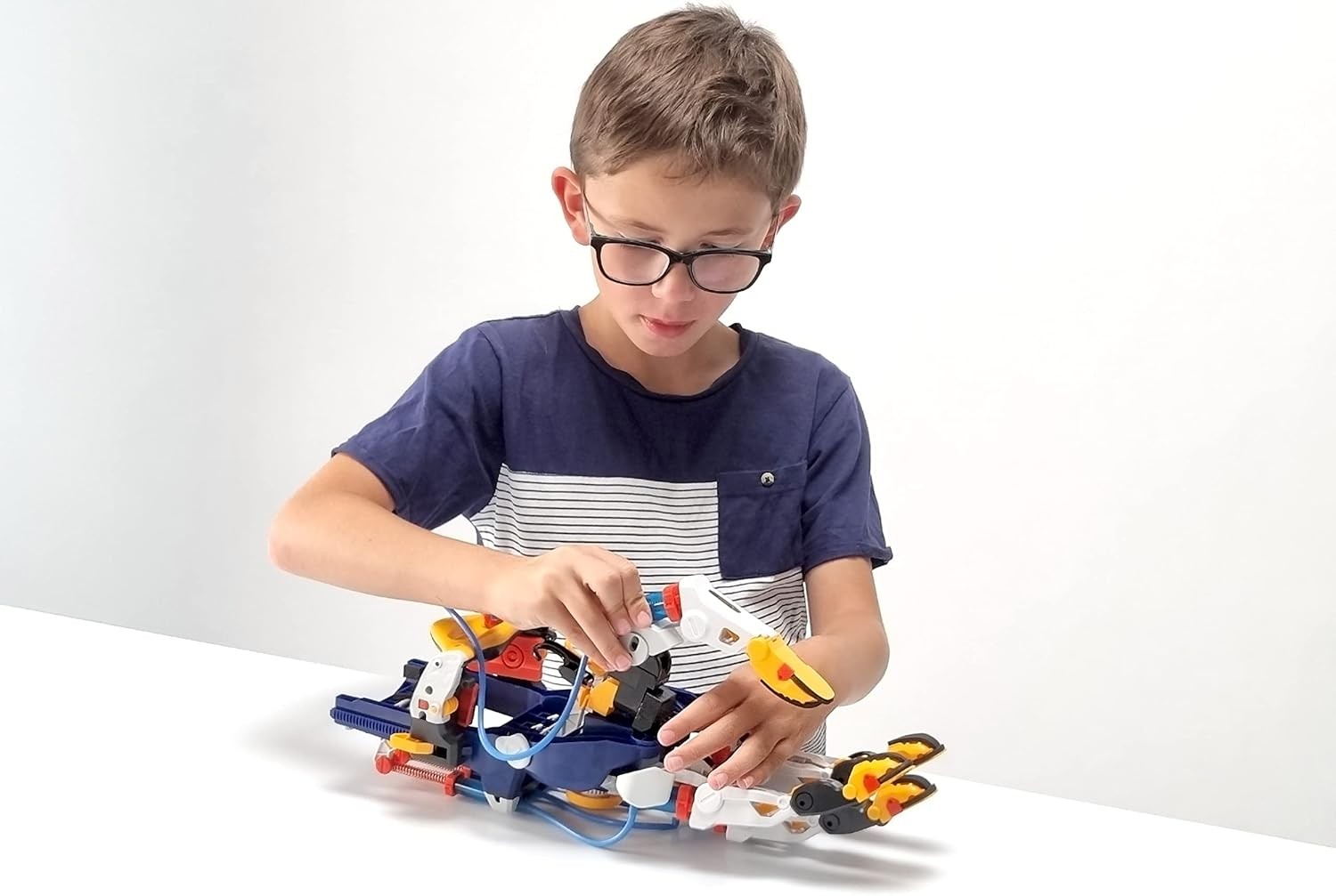 Main hydraulique Buki 7508 bras robotique kit scientifique enfant 8 ans