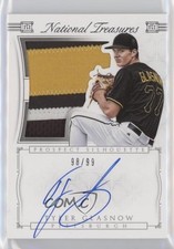2015 Panini National Treasures Prospect Silhouette /99 Tyler Glasnow Auto 6fs