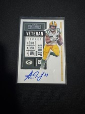 2020 Contender Aaron Jones Veteran Ticket Auto Packers