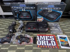 SEGA MEGA CD 2 Megadrive II consoles boxed bundle Region Free