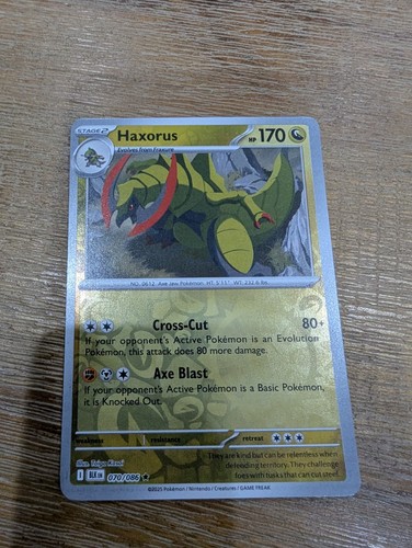 Haxorus - Pokemon TCG - Black Bolt BLK EN - Holo