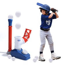 EagleStone Baseball T-Ball Set for Kids 3-8, Pitching Machine Bat