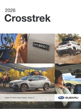 2026 Subaru CROSSTREK Brochure Folder  -  5 M...