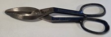 Vintage BLUE BIRD No.010 10" Tin Snips Shears Forged Steel Made In USA