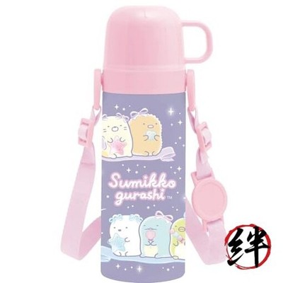San-X Sumikkogurashi Compact 2-Wege Edelstahlflasche KA28501 H220 x 70φ