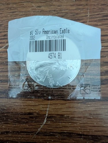 2002 American Eagle Silver Dollar-Uncirculated