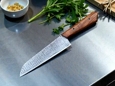 Custom Made Forged Damascus Blade Kitchen Chef Knife 2846