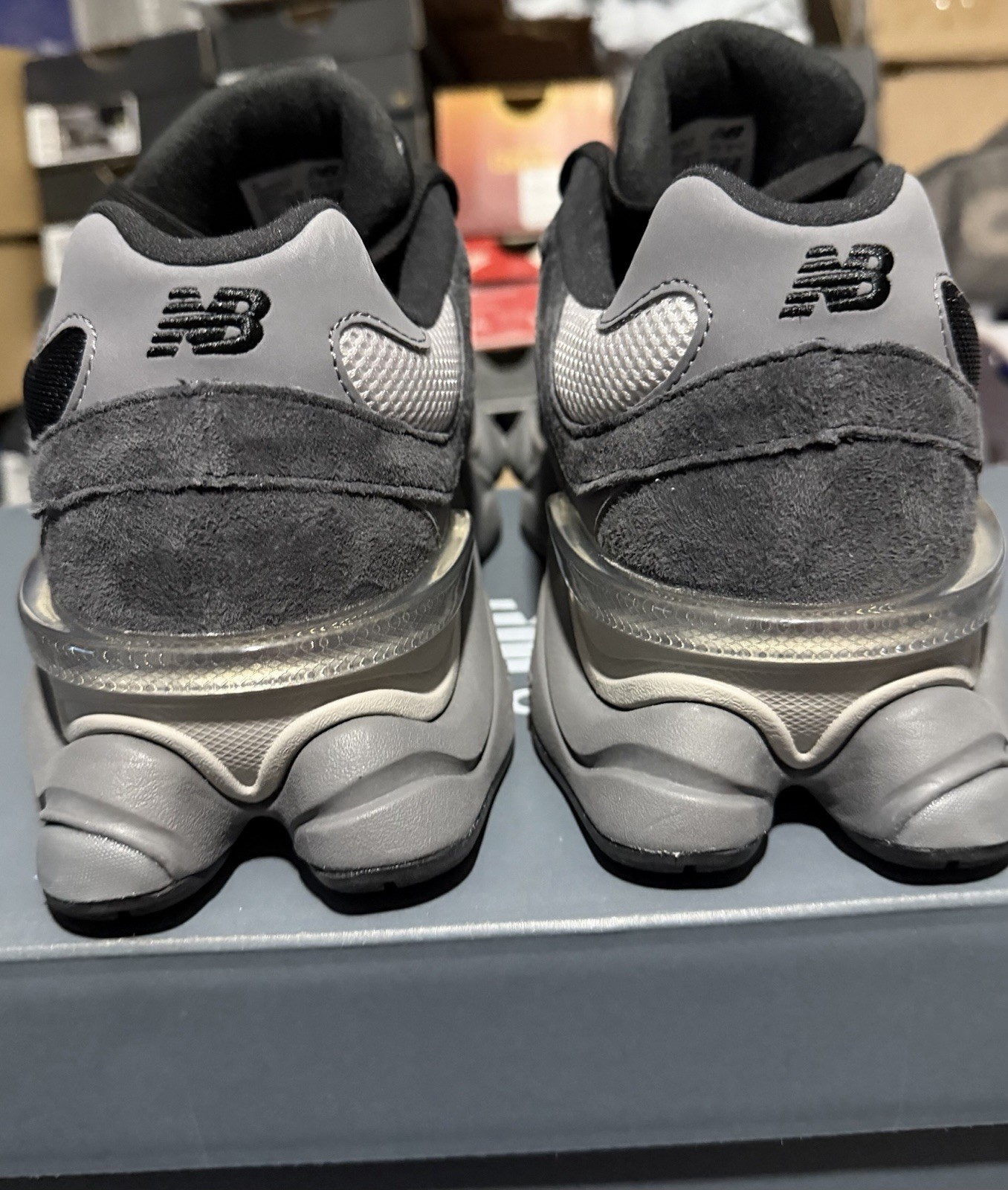 New Balance 9060 Black Castlerock Grey Size 11 Men’s