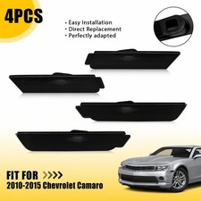 For Chevy 2010-2015 Camaro Front Rear Led Side Marker Lights Lamps Smoked Lens For Chevy 2010-2015 Camaro Front Rear Led Side Marker Lights Lamps Smoked Lens