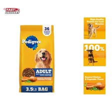 Pedigree Adult Dry Dog Food, Complete Nutrition, Roasted Chicken  Vegetable ...