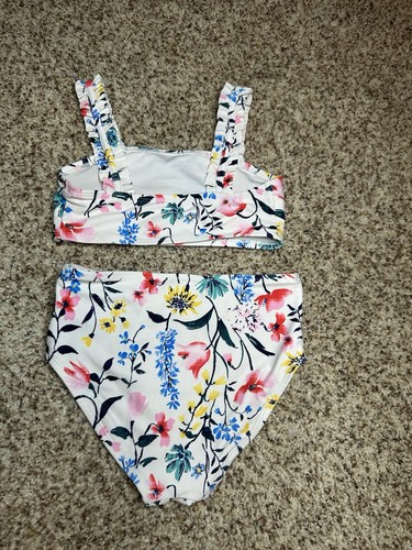 Girls Two Piece Bikini Floral Sz S - Picture 4 of 5